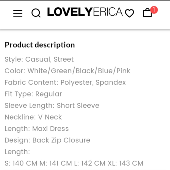 Lace Maxi Dress, Black XL - Picture 9 of 9